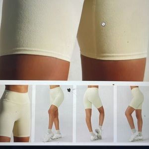 Job brown xs/s light yellow biker shorts